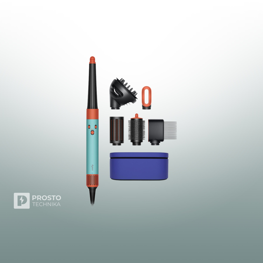 Стайлер Dyson Airwrap i.d. Long HS08 Straight+Wavy c диффузором (Ceramic Patina/Topaz)